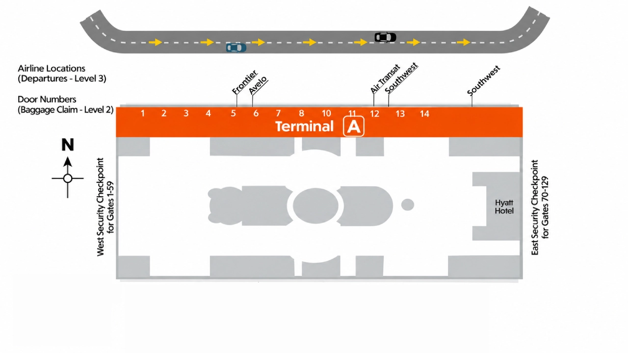 terminal a orlando airport airlines
